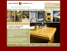 Tablet Screenshot of newmarbleco.com